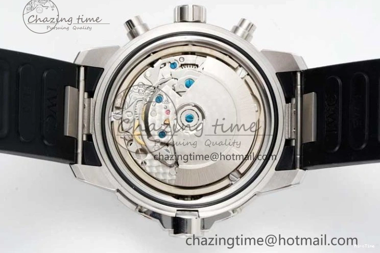 MIROTIME 1226 Aquatimer Chrono SS RSF 1:1 Best Edition Black Dial on Black Rubber Strap A EyeCatching 7073